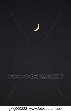 Slice of moon View Large Photo Image Stock Image - Slice of moon. Fotosearch