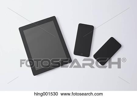 Smartphones and tablet View Large Photo Image Stock Image - Smartphones and tablet. Fotosearch