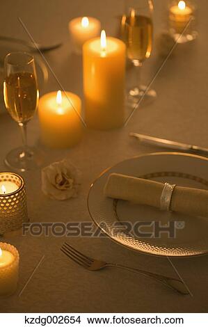 Stylish table setting View Large Photo Image Picture - Stylish table setting. Fotosearch