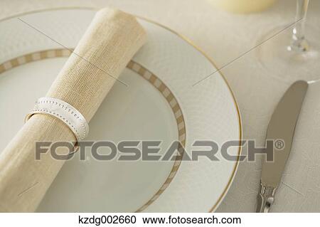 Stylish table setting View Large Photo Image Stock Image - Stylish table setting. Fotosearch