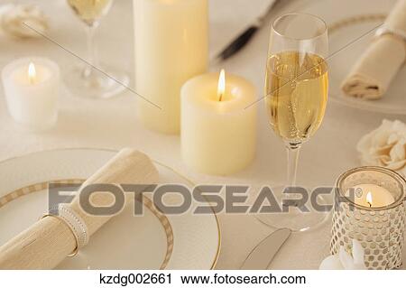 Stylish table setting View Large Photo Image Stock Image - Stylish table setting. Fotosearch