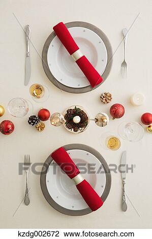 Stock Image - Stylish table setting. Fotosearch