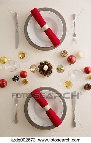 Stock Image - Stylish table setting. Fotosearch