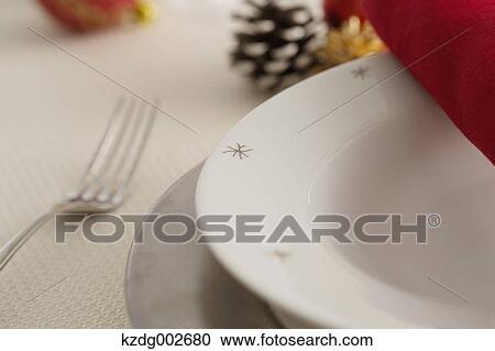 Stock Image - Stylish table setting. Fotosearch