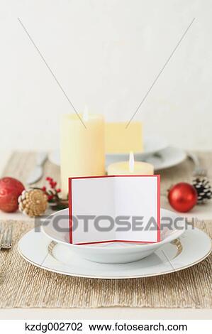 Stock Image - Stylish table setting. Fotosearch