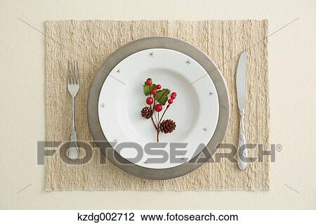 Stock Image - Stylish table setting. Fotosearch