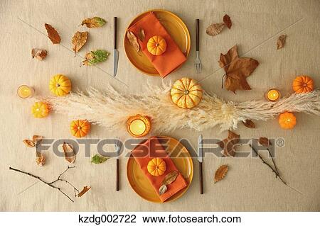 Stock Image - Stylish table setting. Fotosearch