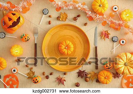 Stock Image - Stylish table setting. Fotosearch