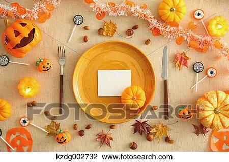 Stock Image - Stylish table setting. Fotosearch