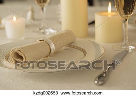 Stock Photo - Stylish table setting. Fotosearch