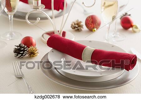 Stylish table setting View Large Photo Image Stock Photo - Stylish table setting. Fotosearch