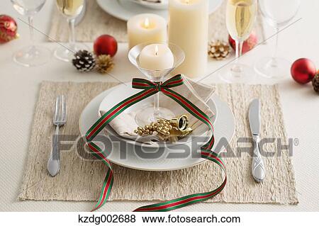 Stylish table setting View Large Photo Image Stock Photo - Stylish table setting. Fotosearch