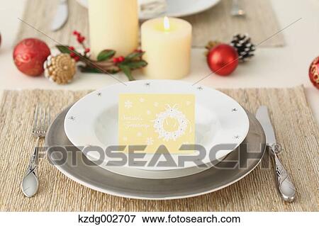 Stylish table setting View Large Photo Image Stock Photo - Stylish table setting. Fotosearch