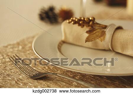 Stock Photo - Stylish table setting. Fotosearch