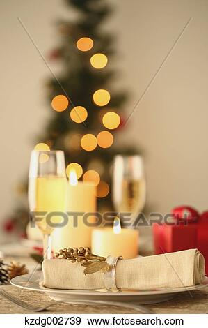 Stylish table setting View Large Photo Image Stock Photo - Stylish table setting. Fotosearch