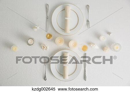 Stock Photography - Stylish table setting. Fotosearch