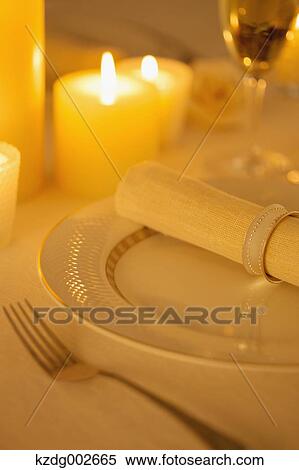 Stock Photography - Stylish table setting. Fotosearch