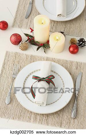 Stock Photography - Stylish table setting. Fotosearch