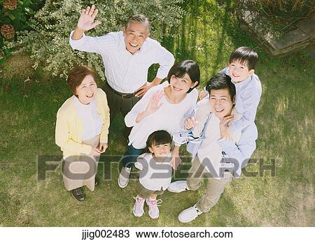 Three-generation Japanese family View Large Photo Image Stock Image - Three-generation Japanese family. Fotosearch