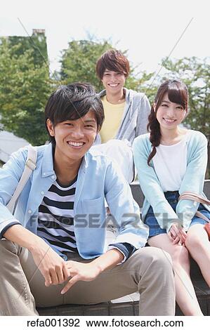 University students in the campus park View Large Photo Image Stock Image - University students in the campus park. Fotosearch