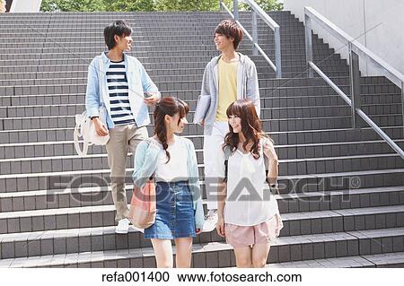 University students in the campus park View Large Photo Image Stock Image - University students in the campus park. Fotosearch