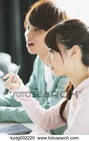 University students in the classroom View Large Photo Image Stock Image - University students in the classroom. Fotosearch
