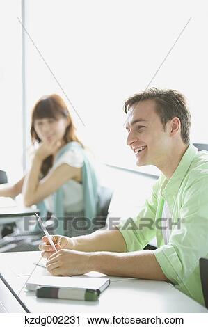 University students in the classroom View Large Photo Image Stock Image - University students in the classroom. Fotosearch