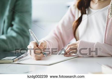 Stock Photo - University students in the classroom. Fotosearch