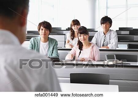 University students in the classroom View Large Photo Image Stock Photo - University students in the classroom. Fotosearch