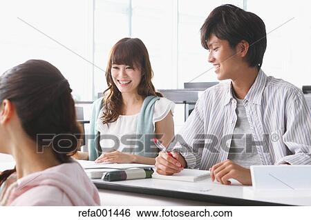 University students in the classroom View Large Photo Image Stock Photograph - University students in the classroom. Fotosearch