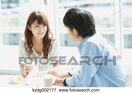 University students in the school cafe View Large Photo Image Stock Photo - University students in the school cafe. Fotosearch