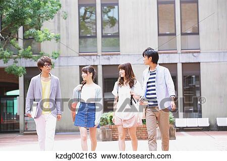 Stock Image - University students. Fotosearch