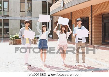 University students View Large Photo Image Stock Image - University students. Fotosearch