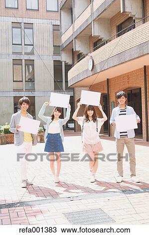 Stock Image - University students. Fotosearch