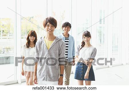 Stock Image - University students. Fotosearch