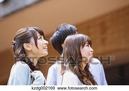 University students View Large Photo Image Stock Photo - University students. Fotosearch
