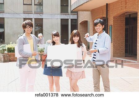 Stock Photo - University students. Fotosearch