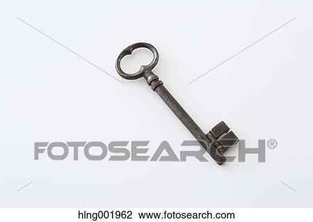 Stock Image - Vintage key. Fotosearch