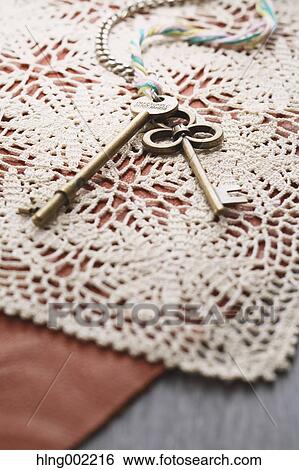 Stock Photograph - Vintage keys. Fotosearch