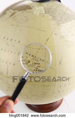 World globe and magnifying glass View Large Photo Image Stock Image - World globe and magnifying glass. Fotosearch