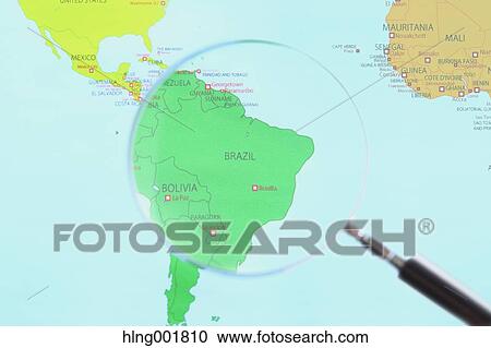 World map and magnifying glass View Large Photo Image Stock Image - World map and magnifying glass. Fotosearch