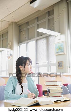 Young attractive Japanese female University student portrait View Large Photo Image Stock Image - Young attractive Japanese female University student portrait. Fotosearch