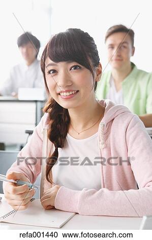 Young attractive Japanese female University student portrait View Large Photo Image Stock Image - Young attractive Japanese female University student portrait. Fotosearch