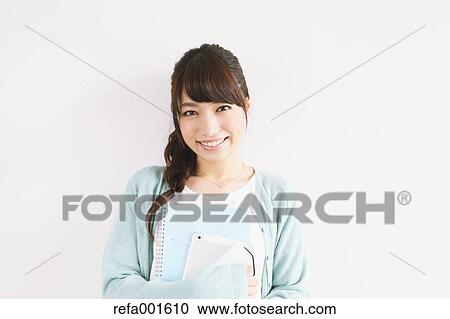 Young attractive Japanese female University student portrait View Large Photo Image Stock Image - Young attractive Japanese female University student portrait. Fotosearch
