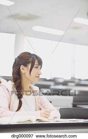 Young attractive Japanese female University student portrait View Large Photo Image Stock Photo - Young attractive Japanese female University student portrait. Fotosearch