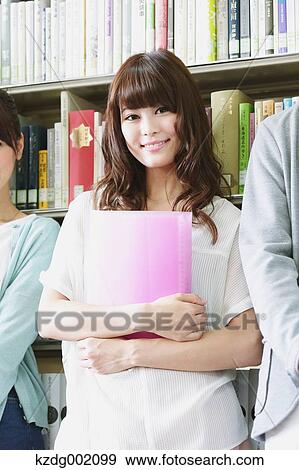 Young attractive Japanese female University student portrait View Large Photo Image Stock Photo - Young attractive Japanese female University student portrait. Fotosearch