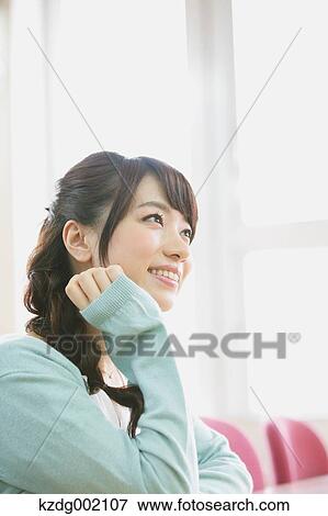 Young attractive Japanese female University student portrait View Large Photo Image Stock Photo - Young attractive Japanese female University student portrait. Fotosearch