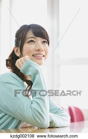 Young attractive Japanese female University student portrait View Large Photo Image Stock Photo - Young attractive Japanese female University student portrait. Fotosearch