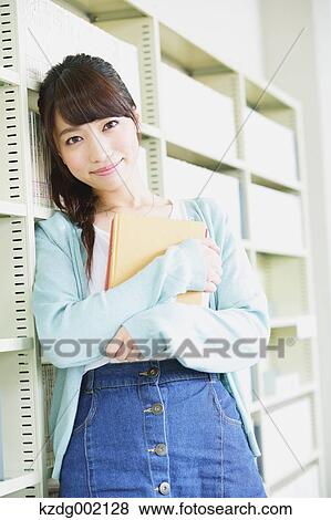 Young attractive Japanese female University student portrait View Large Photo Image Stock Photo - Young attractive Japanese female University student portrait. Fotosearch