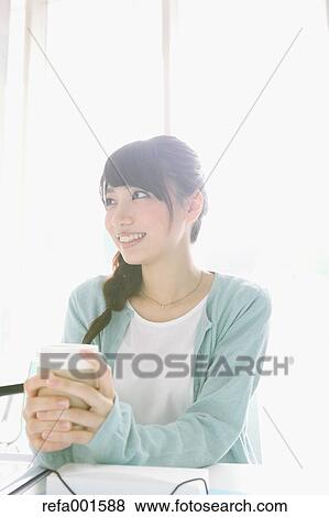 Young attractive Japanese female University student portrait View Large Photo Image Stock Photo - Young attractive Japanese female University student portrait. Fotosearch